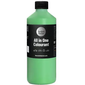 Scratch Doctor All In One Leather Colourant, Leather Dye, Leather Paint 500ml Light Green