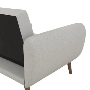 Brittany Sofa Bed in Light Grey Fabric