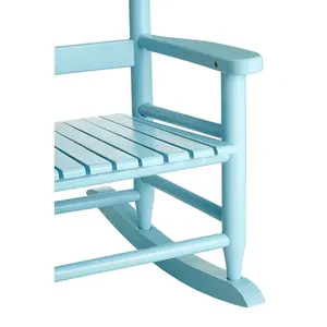 Interiors by Premier Blue Rocking Chair, Non-Harmful Children's Chair, Easy to Balance Kiddie Chair, Adjustable Playroom Chair