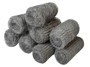 Faithfull Steel Wool, Assorted Grades 20g Rolls Pack 8 FAIASW8A