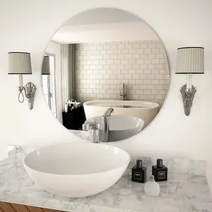 Berkfield Wall Mirror 70 cm Round Glass