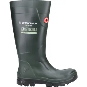 Dunlop TerraPro Full Safety Wellington Green