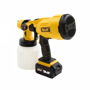 HVLP Electric Paint Sprayer Wolf 20v Cordless Spray Gun