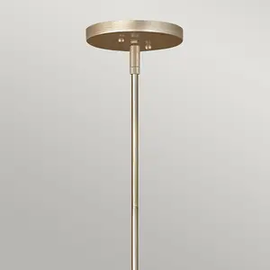 Luminosa Hinkley Reverie Cylindrical Pendant Ceiling Light Champagne Gold