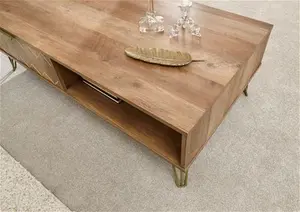 Oak World Kentwood Mango Coffee Table | Self Assembly