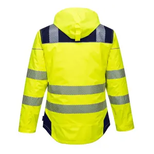 Portwest PW3 Hi-Vis Winter Jacket Yellow/Navy - L