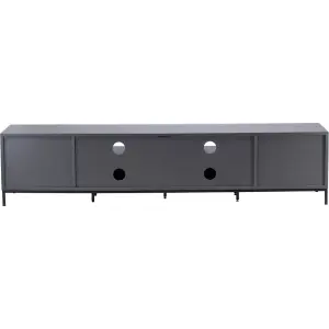 Alphason Chaplin 2000 TV Stand for TVs up to 90" - Charcoal