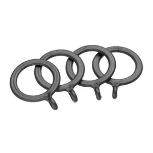 Woodside Curtain Rings Silver (One Size)