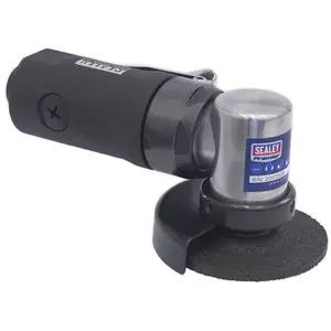 Sealey 58mm Air Mini Angle Grinder Rear Exhaust With Baffle Lightweight SA153