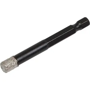 8mm Vacuum Brazed Diamond Drill Bit with Hex Shank for Drilling Porcelain Tiles