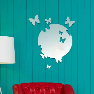 Walplus Butterfly Mirror Sticker