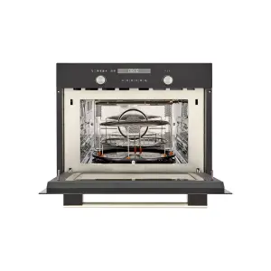 Cooke & Lewis CLCPBL Built-in Compact Oven - Brushed black