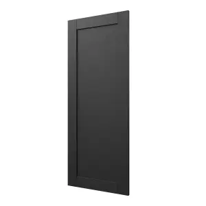 GoodHome Verbena Matt charcoal Shaker 70:30 Larder Cabinet door (W)500mm (H)1287mm (T)20mm