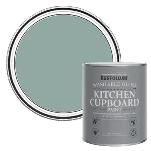 Rust-Oleum Gresham Blue Gloss Kitchen Cupboard Paint 750ml