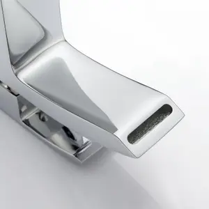 Nes Home Waterfall Bathroom Single Lever Cloakroom Basin Mono Mixer Tap with Waste