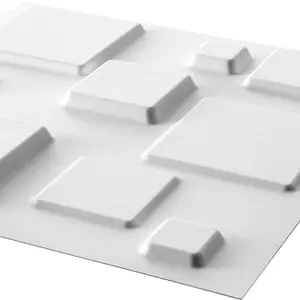 Squares Design 12 Boards 50x50cm 3D Wall Panel