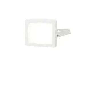 GoodHome Lucan AFD1017-NW White Mains-powered Cool white LED Without sensor Floodlight 1000lm