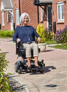 Careco, I-Go Crest CSS Suspension Powerchair – Dual-Motor Design With Comfort Suspension System Provides A Stable Ride On Uneven Surfaces And