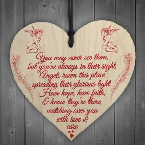 Red Ocean Glorious Light Angels Memorial Bereavement Poem Hanging Plaque Mum Dad Heaven Love Sign