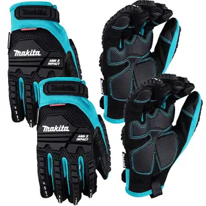 Makita P-84470 Advanced ANSI 2 Impact-Rated Demolition Large Gloves 2x Pair