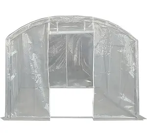 3m x 3m (10' x 10' approx) Extreme Clear Polythene Poly Tunnel