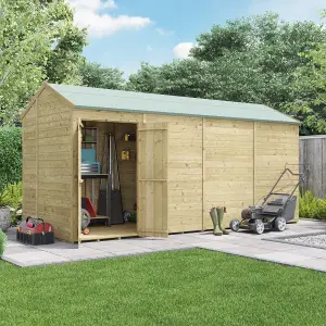 BillyOh Switch Tongue and Groove Apex Wooden Shed - 16x6 Windowless - 15mm Thickness