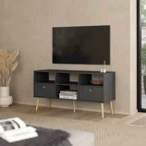 Cumbria TV-Unit with 2 Drawers