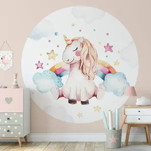 Unicorn Dreams Mural - 144x144cm - 5573-R