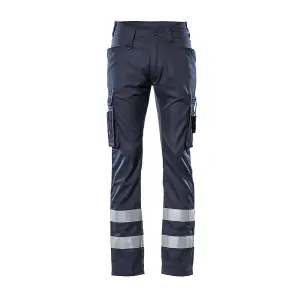 Mascot Frontline Service Trousers with Reflective Tape (Dark Navy)  (27) (Leg Length - Regular)