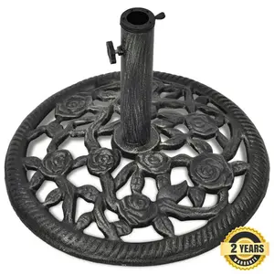 Swearengin 12kg Cast Iron Free Standing Umbrella Base