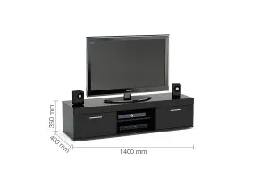 Birlea Edgeware TV Unit  Black