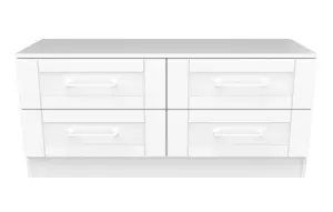 Ripon 4 Drawer Bed Box in White Ash (Ready Assembled)