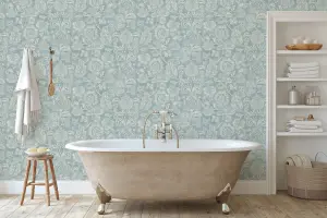 Arthouse Heritage Trail Blue Wallpaper