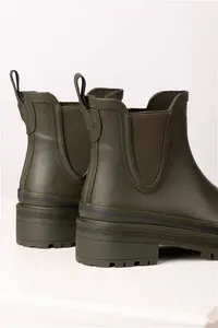 Rydale Ladies Short Wellies - Ripon - Olive 6