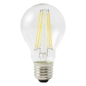 Diall 7.8W 1055lm Clear GLS Neutral white LED filament Light bulb