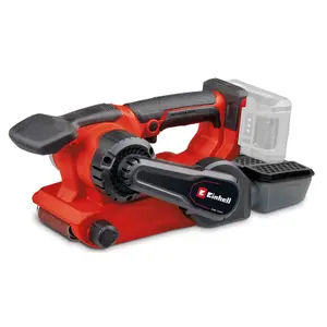 Einhell Cordless Belt Sander 18V Brushless Power X-Change Professional Includes 3x P80 Sanding Belts TP-BS 18/457 Li - Body Only