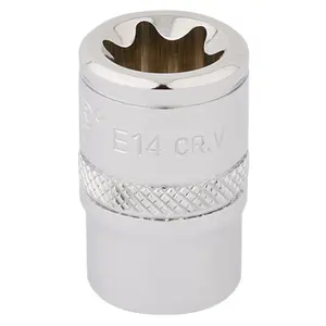 Draper 3/8" Square Drive Draper TX-STAR Socket E14 34195