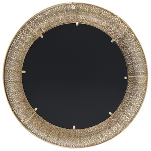 Wall Mirror CHANNAY Metal Gold