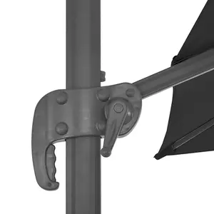 Berkfield Cantilever Umbrella with Aluminium Pole 300x300 cm Anthracite