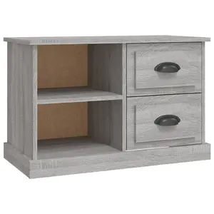 Berkfield TV Cabinet Grey Sonoma 73x35.5x47.5 cm Engineered Wood