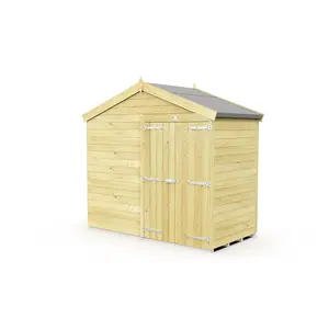 DIY Sheds 8x4 Apex Shed - Double Door Without Windows