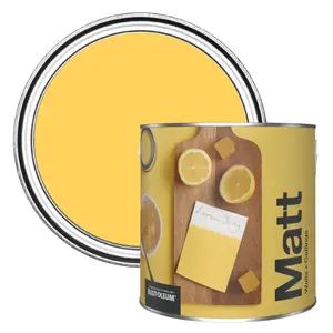 Rust-Oleum Washable Matt Wall Paint - Lemon Jelly 2.5L