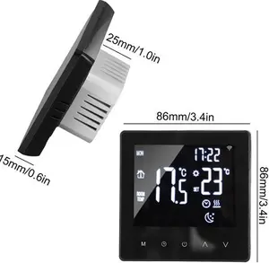 Digital Smart Thermostat Programmable Wifi Wireless Home Room Sensor App Control