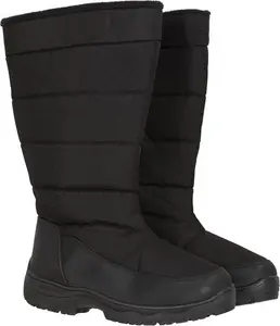 Mountain Warehouse Icey Womens Long Snow Boots - Black | Size 8