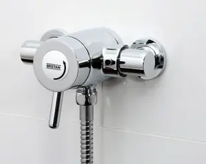 Bristan Traditional Dual Control Thermostatic Mixer Shower 110mm 155mm + Kit