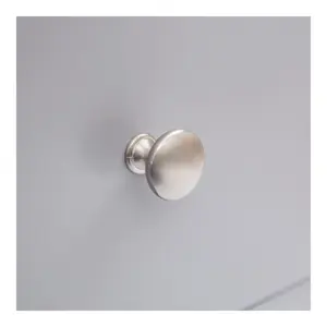 Rocca 2 Drawer Bedside Table Chrome Knob