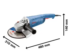 BOSCH GWS 2200 P 240v Angle grinder 9" (230mm)