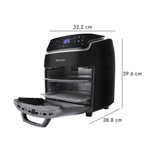 Innoteck 12L Digital Air Fryer Oven with Rotisserie