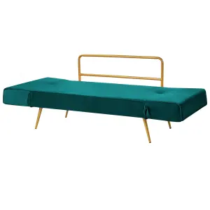 Sofa Bed SAARELA Emerald Green