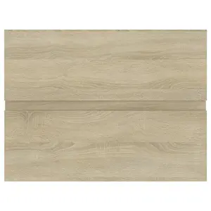 Berkfield Sink Cabinet Sonoma Oak 60x38.5x45 cm Engineered Wood